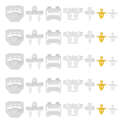 35 x Side Trim Clips for Benz 190 Series W201 190E 190D (1982-1993)