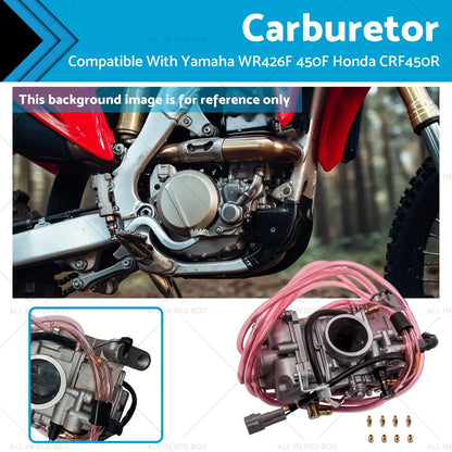 Carburetor for Yamaha WR400F, 426F, 450F, YZ400F, Honda CRF450R, CRF450X