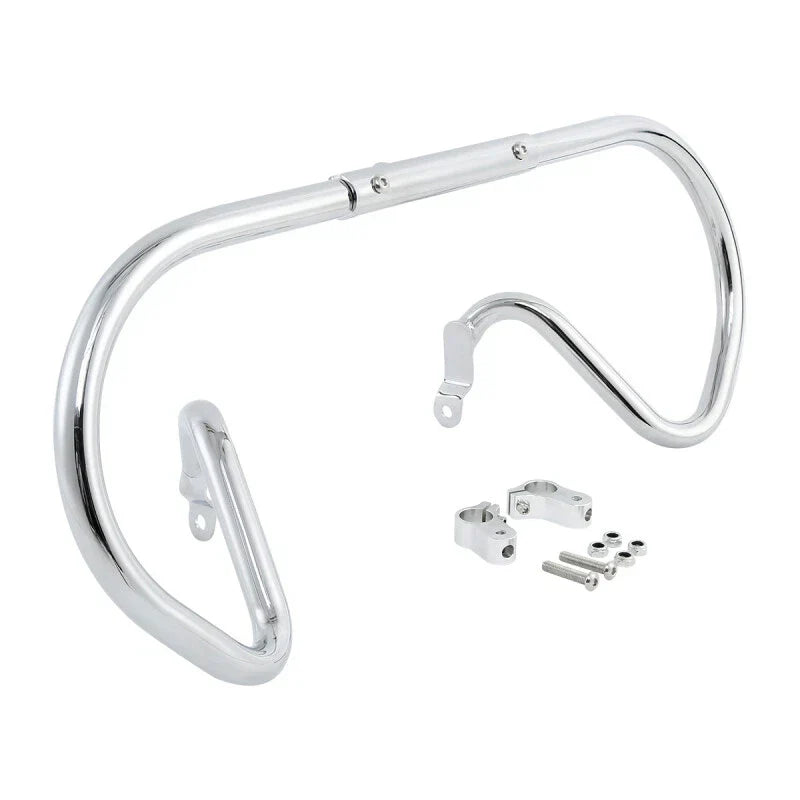 Engine Guards Crash Bar for Harley V-Rod Muscle VRSCA Chrome/Blk (2002-2017)