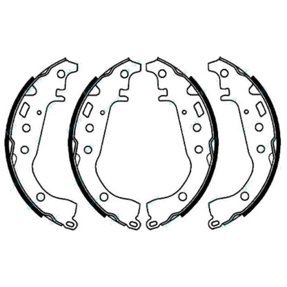Rear Brake Shoes Lining Set for Toyota Prius 2001-2016 (2 x Shoes)
