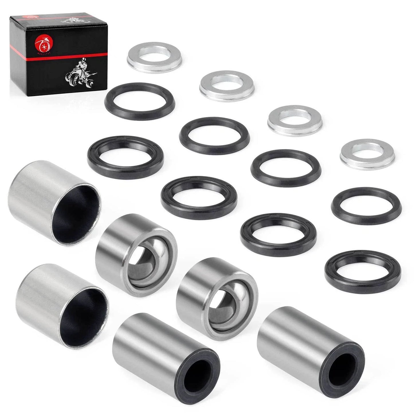 2 x Front Shock Bushing Seal Kit for Honda Sportrax 400 TRX400EX (1999–2004)