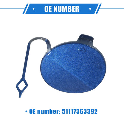 Tow Hook Eye Hole Cover for BMW F32 F33 F40 - Blue Front Right