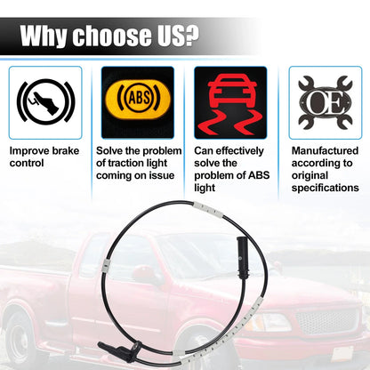Rear Left Right Side ABS Wheel Speed Sensor for BMW 340i Base 3.0L L6