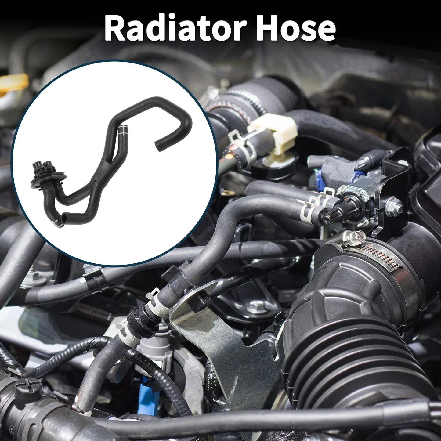 Radiator Hose for Porsche Macan 2014-2018 Rubber Heating Water Pipe