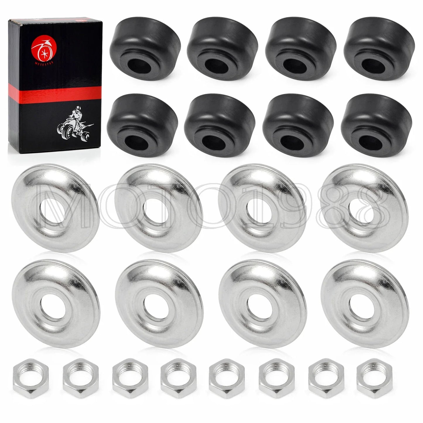 Shock Bushing Kit Front Rear for EZGO Golf Cart TXT Marathon (1982–2024)