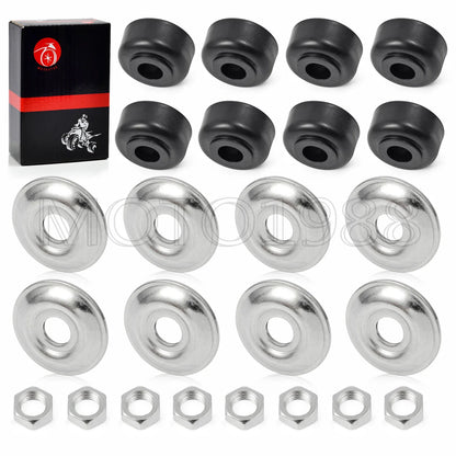 Shock Bushing Kit Front Rear for EZGO Golf Cart TXT Marathon (1982–2024)