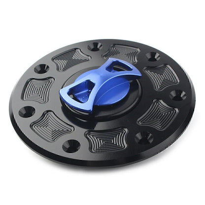 Blue Fuel Gas Tank Cap Cover for Kawasaki Ninja 500, ZX-6, ZX-7, ZX-9, ZRX-1100, GPZ500