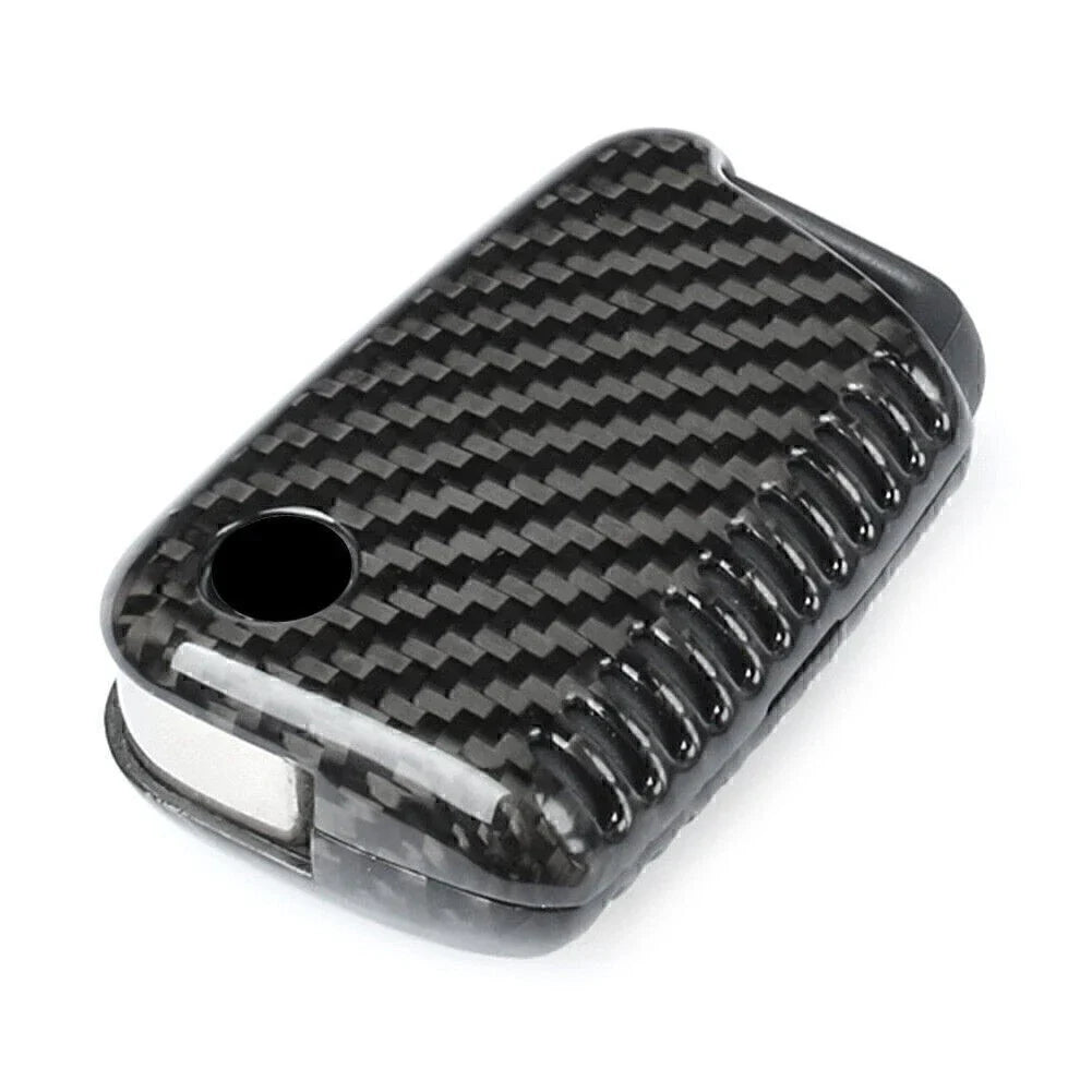 Carbon Fiber Black Remote Key Fob Cover for VW Golf MK7 (2013-2020)