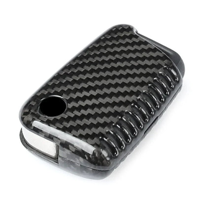Carbon Fiber Black Remote Key Fob Cover for VW Golf MK7 (2013-2020)
