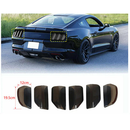 Tail Light Lamp Guard Cover Trim Bezels for 2015-2017 Ford Mustang