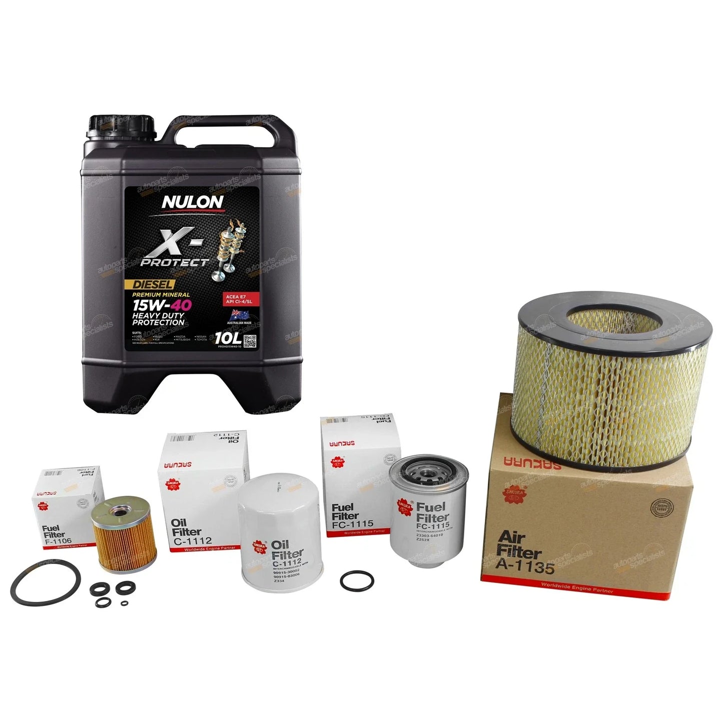 Air Oil & Fuel Filter for Landcruiser HZJ75 (1990–2007)