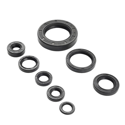 8 x Engine Oil Seal Kit for Honda CR250R CR500R (1988-2001)