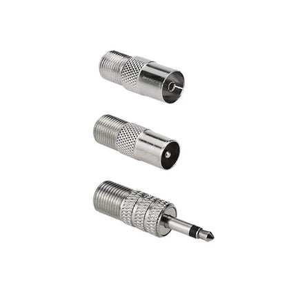 Telescopic Aerial Antenna 75 Ohm with TV & 3.5 Adapter for F Type 7120