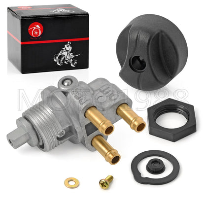 Fuel Valve Petcock 3 Way & Knob Nut for Sea Doo (1996–2002)