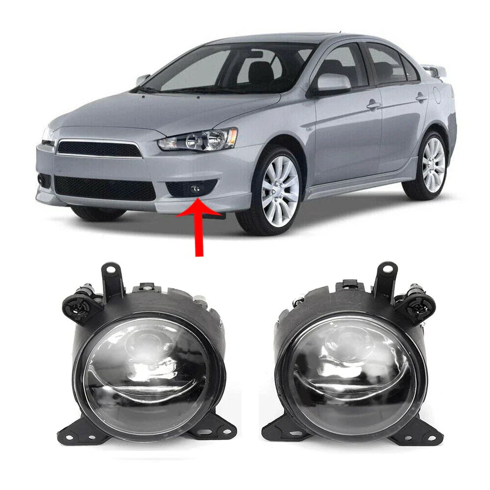Front Bumper Fog Light Lamps for Mitsubishi Lancer (2008-2014)