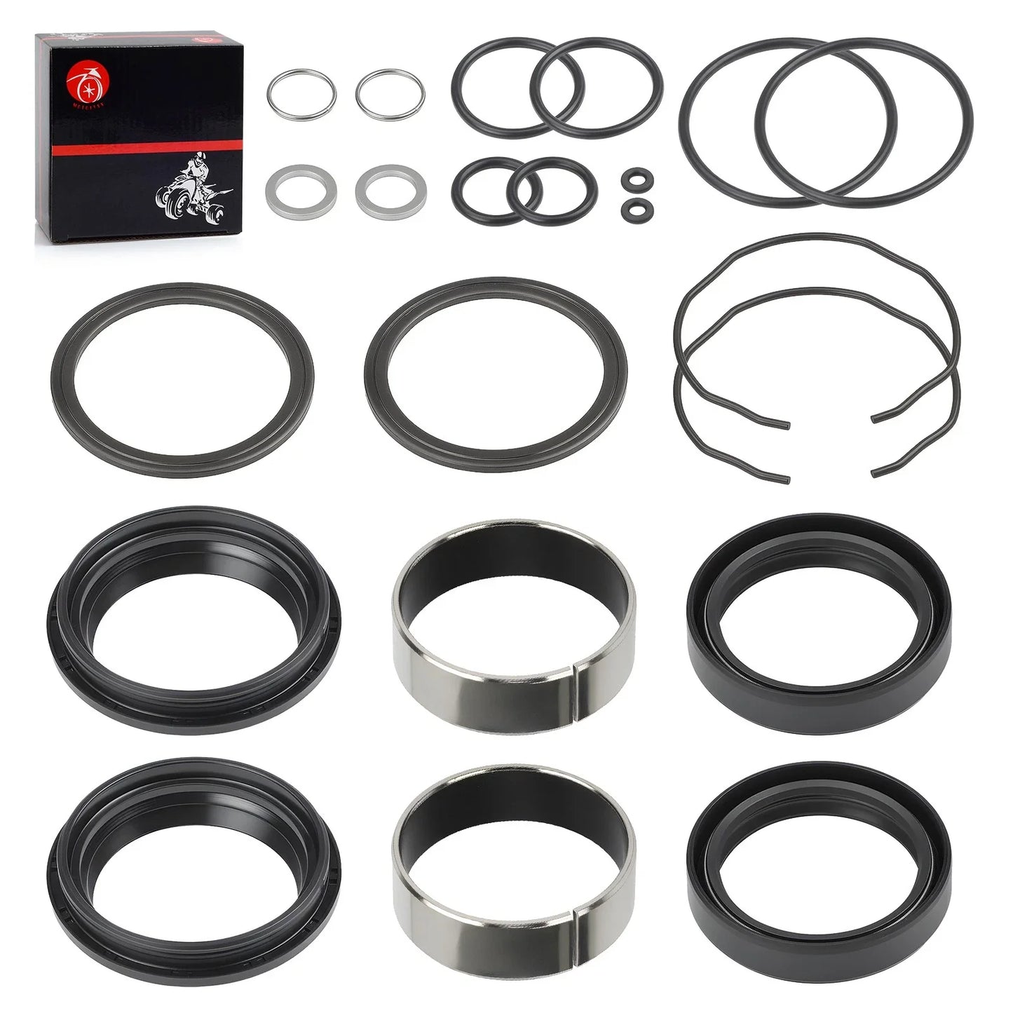 Front Fork Damper Bush w/Dust Seal Kit for Suzuki GSXR600 GSXR750 (2004–2005)