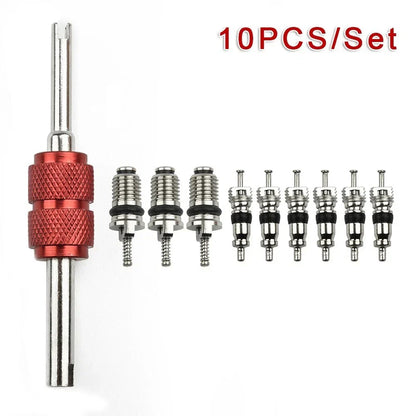 Valve Core R134A High & Low Pressure Quick Remover Install Tool HVAC