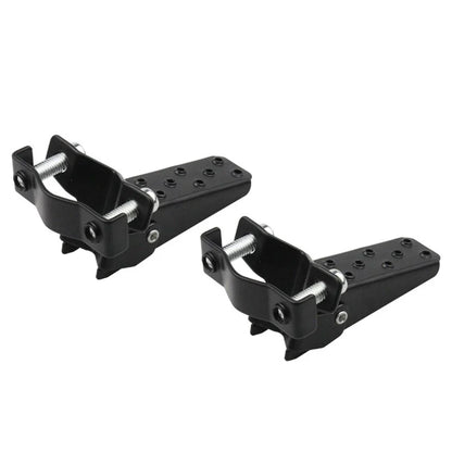 Pedals for Diverse Motorcycle Metal Passenger Black Silver