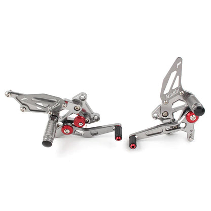 Aluminum Rear Foot Pegs  Left & Right for Kawasaki Ninja 250R (2008-2012)