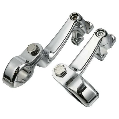 32mm Adjustable Highway Foot Peg Mount Clamps for Harley Touring Softail