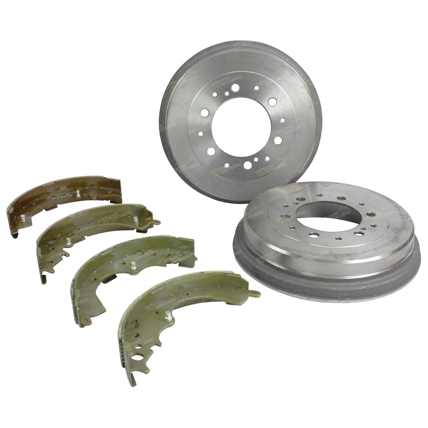 Rear Brake Drums + Shoe Linings for Toyota Hiace (2005–2009)