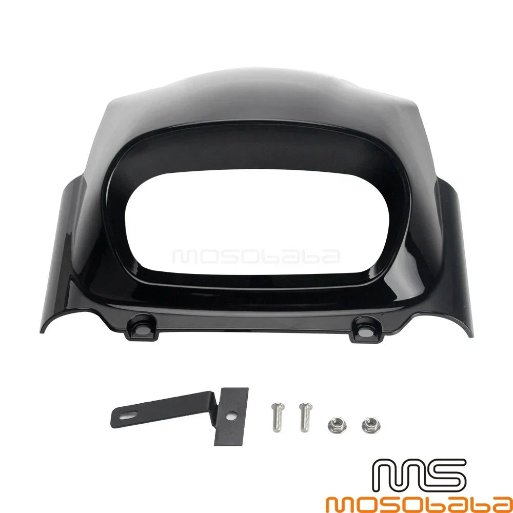 Black Front Headlight Fairing Cover for Harley Softail Fat Bob (2018-2022)