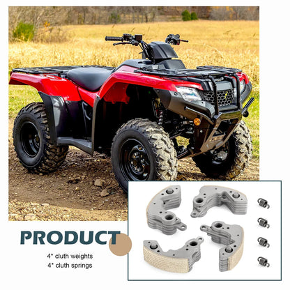 Weights Clutch Shoes w/Springs Honda Rancher 420 TRX420 FA/FPA (2009–2024)