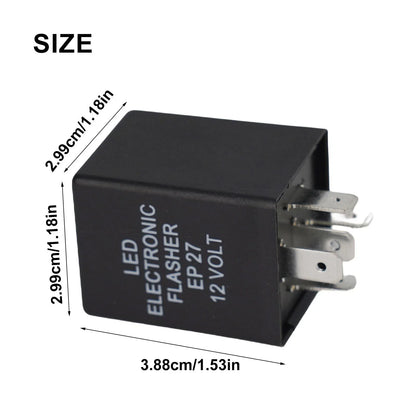 12V Flasher Relay Double Flashing Five-Legged Steering for Cars