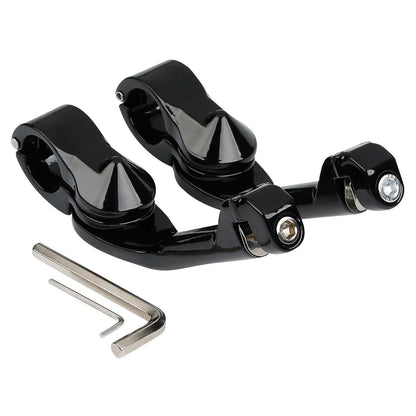 1 1/4" Angled Adjustable Highway Footpeg Mount for Harley