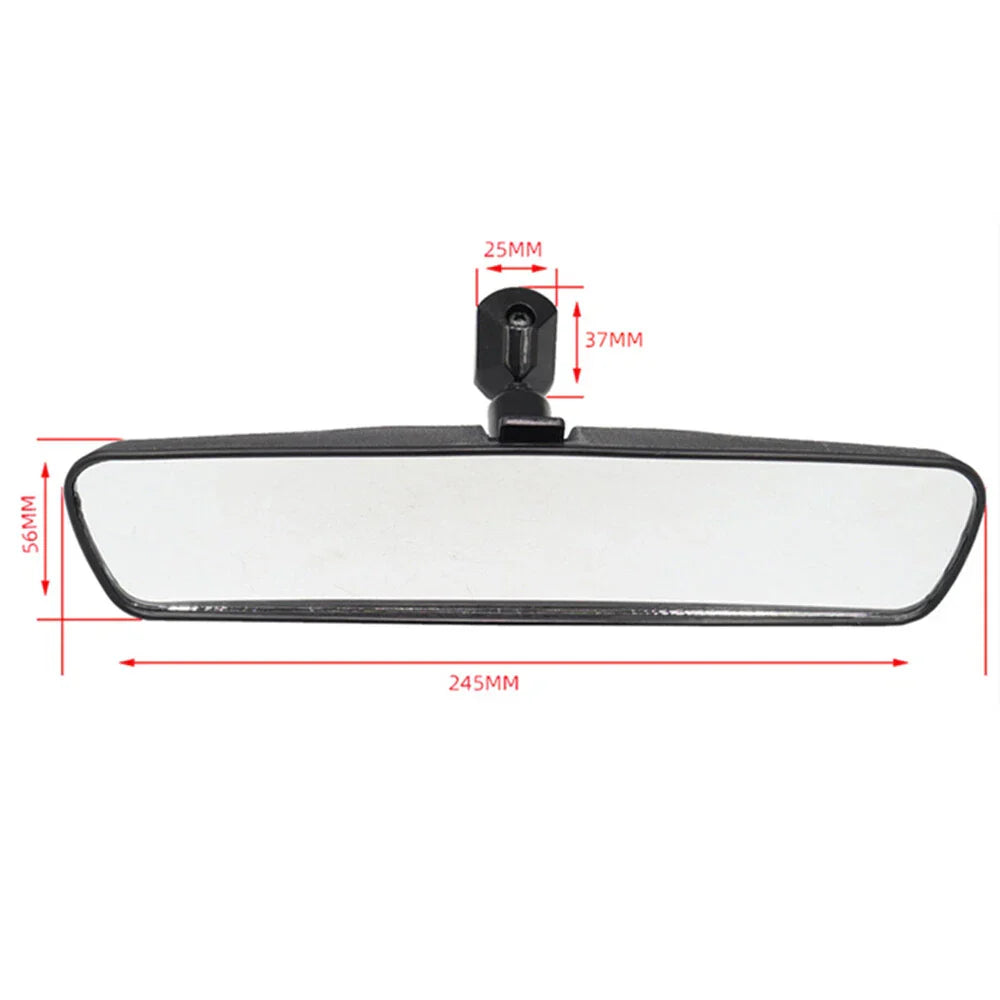10" Universal Black Rear View Mirror for Car (Fits Most Models)