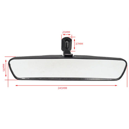 10" Universal Black Rear View Mirror for Car (Fits Most Models)