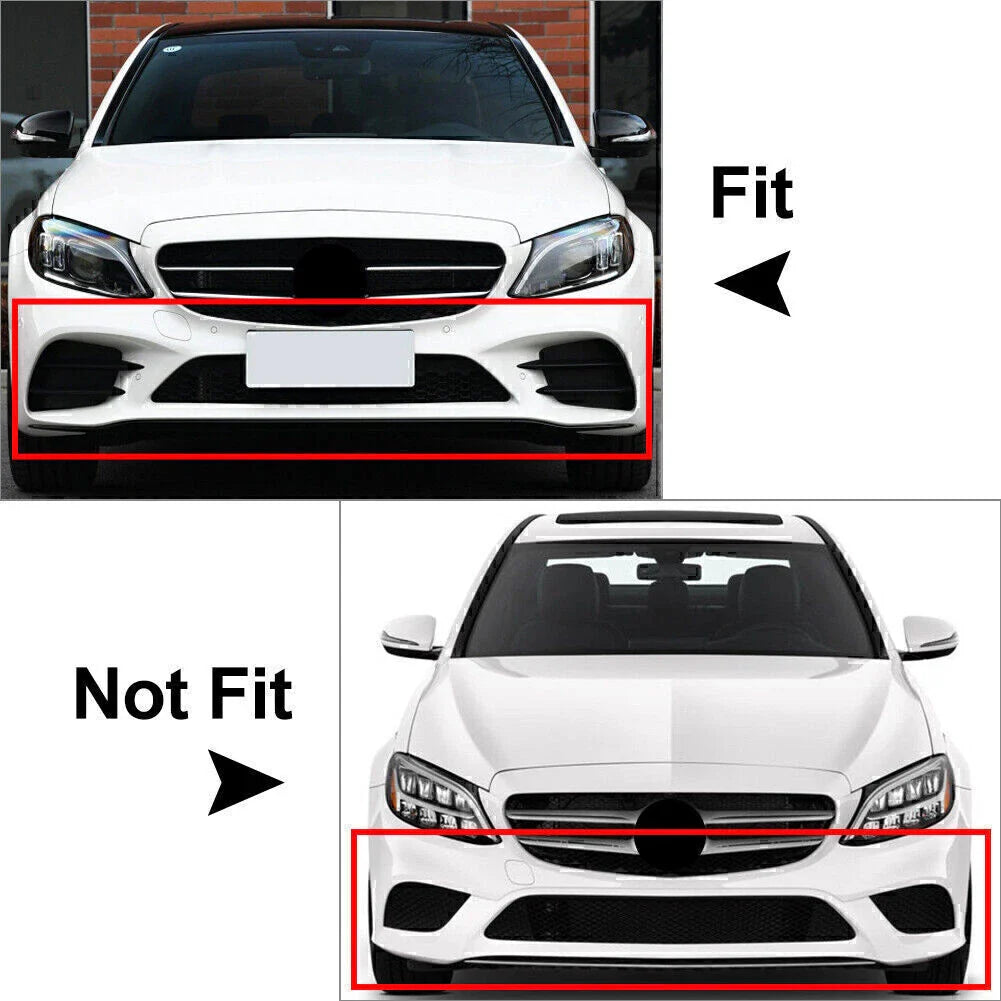 Black Light Decorative Cover Trim for Mercedes C-Class C200 C260 W205 (2019+)