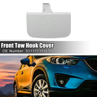 Front Bumper Tow Hook Cover for BMW 7 Series 750Li 760i White Gray