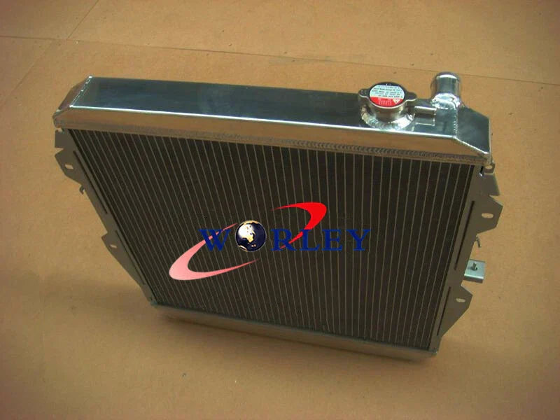 Aluminum Radiator + Fan for Toyota Hilux Surf 2.8D LN106 LN107 (1988-1997)