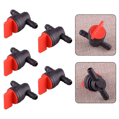 Fuel Tap 5 x Petrol Inline Filter Switch for Motorcycle
