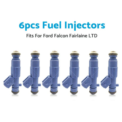 6 x Fuel Injectors for Ford BA BF Falcon XT Fairlane XR6 Territory (2002-2008)