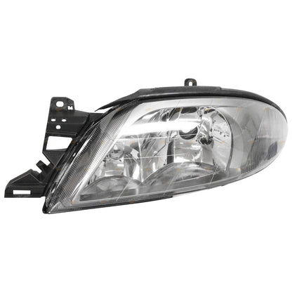LH+RH Dark Grey Headlights for Ford Falcon AU Series 3 (2001 - 2002)