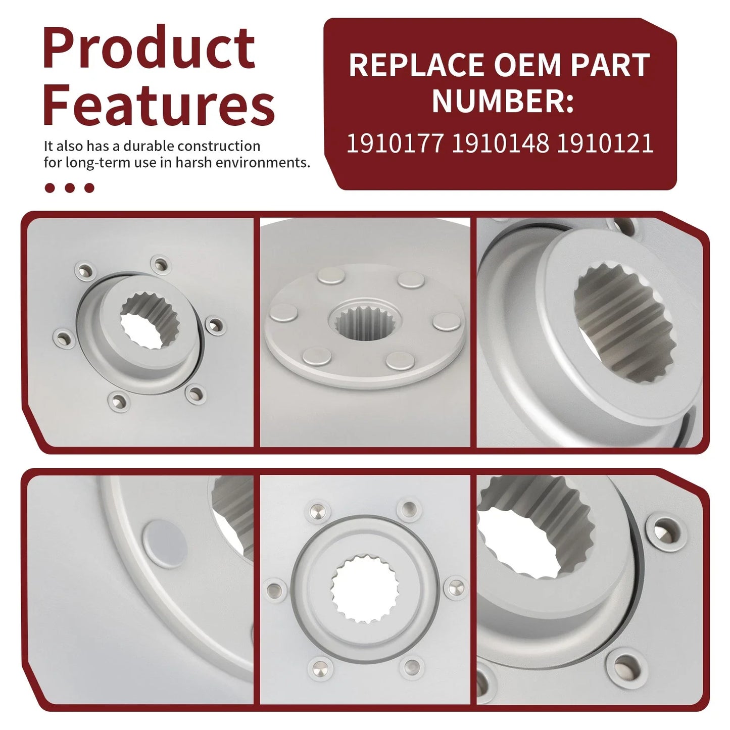 Rear Brake Rotor Disc for Polaris Trail Blazer 250 (1994–1998)