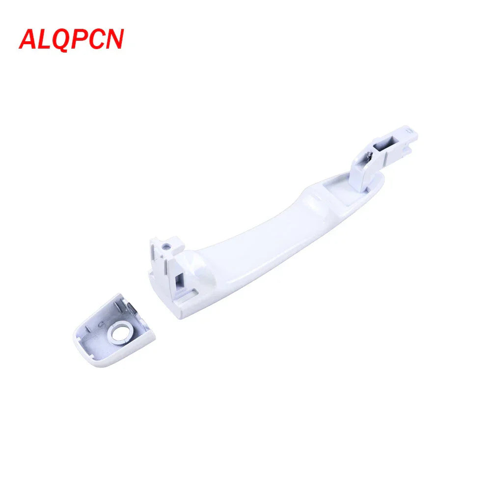 4 x White Outer Door Handles for Nissan Navara D23 NP300 (2015-2023)