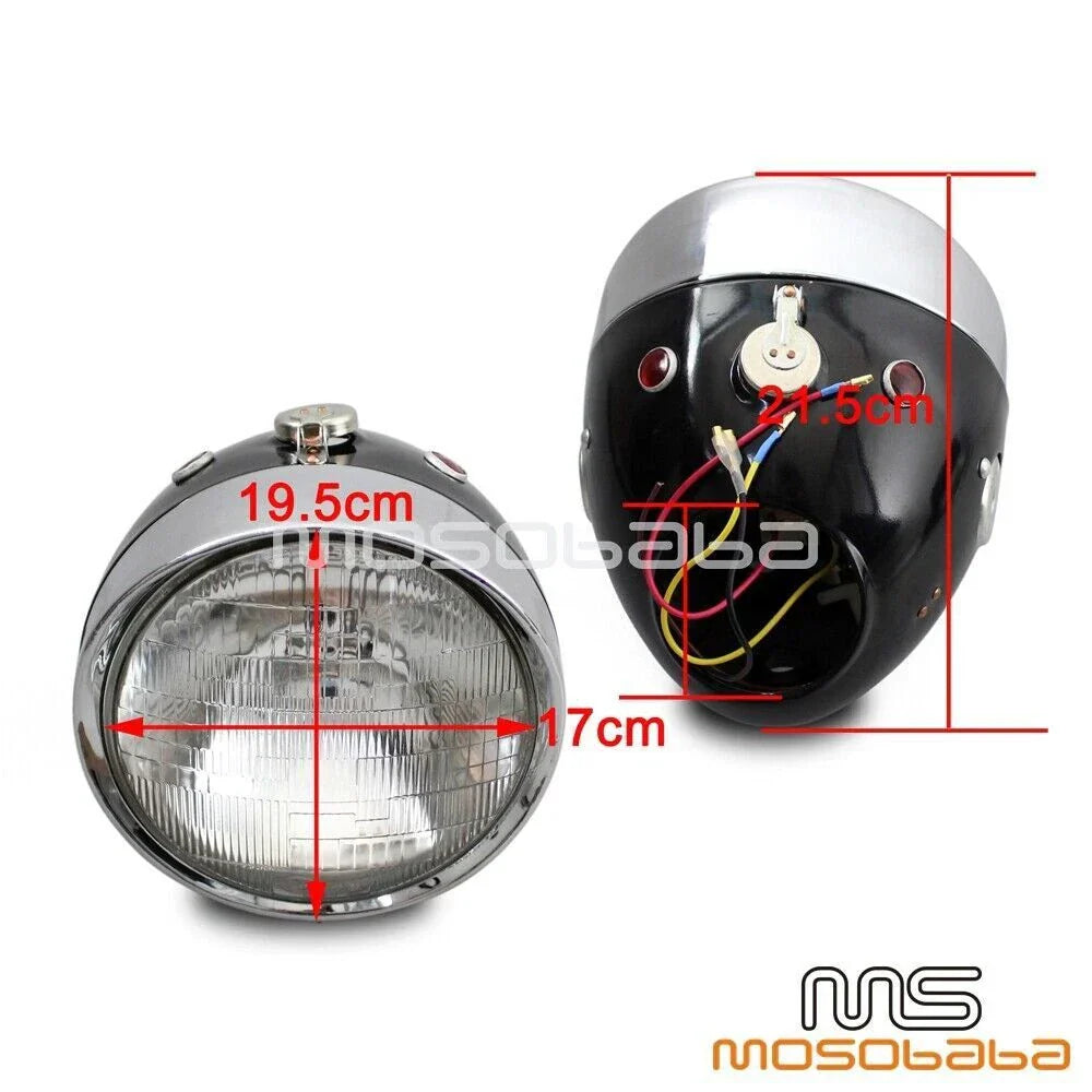 7'' Headlight Housing for MW M1 M1M M1S M72 R12 R75 R51 R61 R66 R71