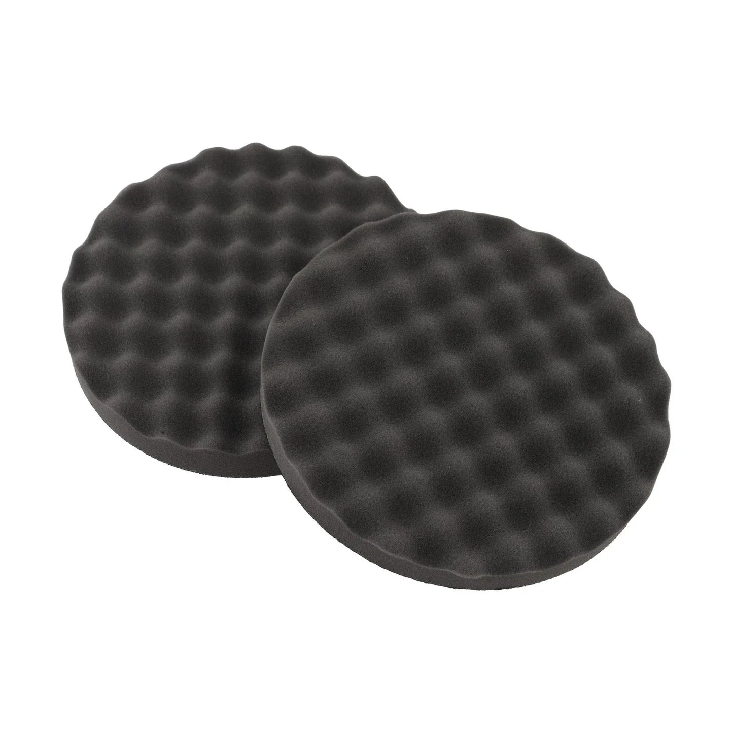 2 x 8-Inch Round Single-Sided Foam Polishing Pad Tool Kit Black
