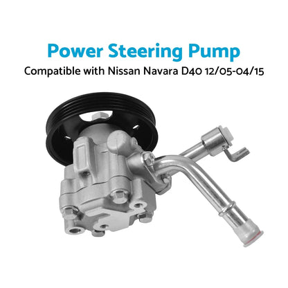 Power Steering Pump & Pulley for Nissan Navara D40 (2005-2015)
