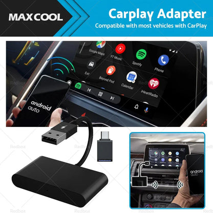 Wireless Carplay Adapter for Android Vehicles with CarPlay