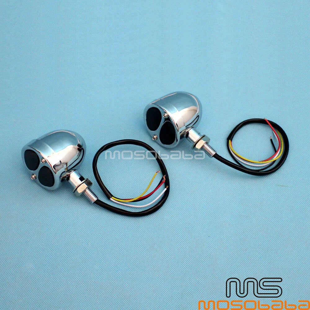 Bullet LED Running Turn Signal Brake Tail Light for Harley Dyna Retro