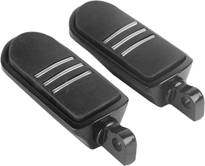Black Rubber Foot Pegs Set for Harley Electra Glide