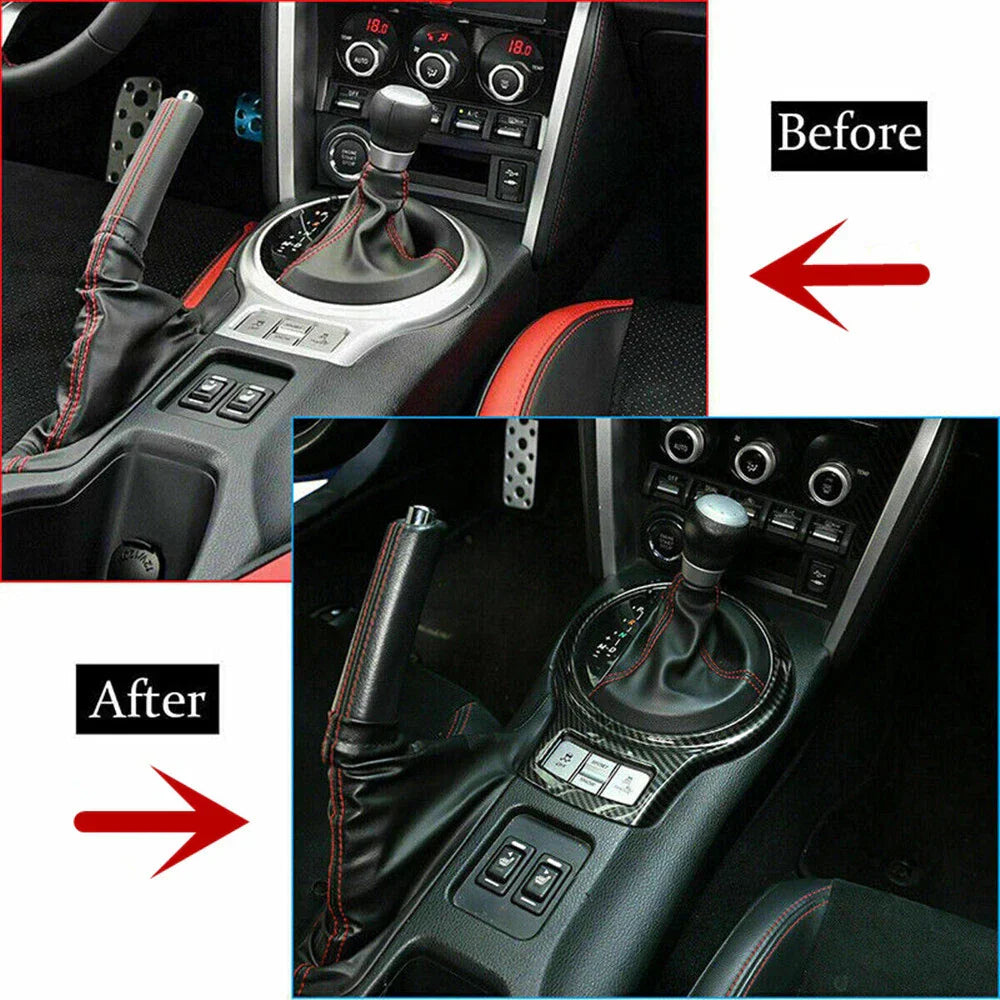 Gear Shift Panel Trim Bezel Cover for Toyota 86 Subaru BRZ (2012-2020)