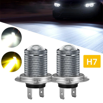 LED Headlight Bulbs H7 with Aerospace Lens for Auto Fog Lights
