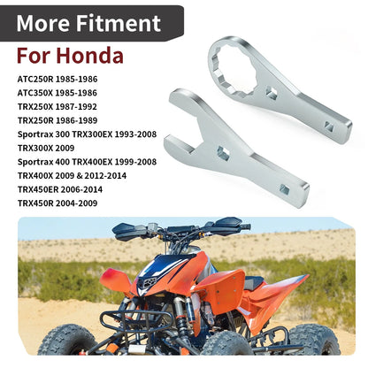 Axle Nut Wrench 45mm & 56mm 2x for Honda Sportrax 400 TRX400EX (1999–2008)