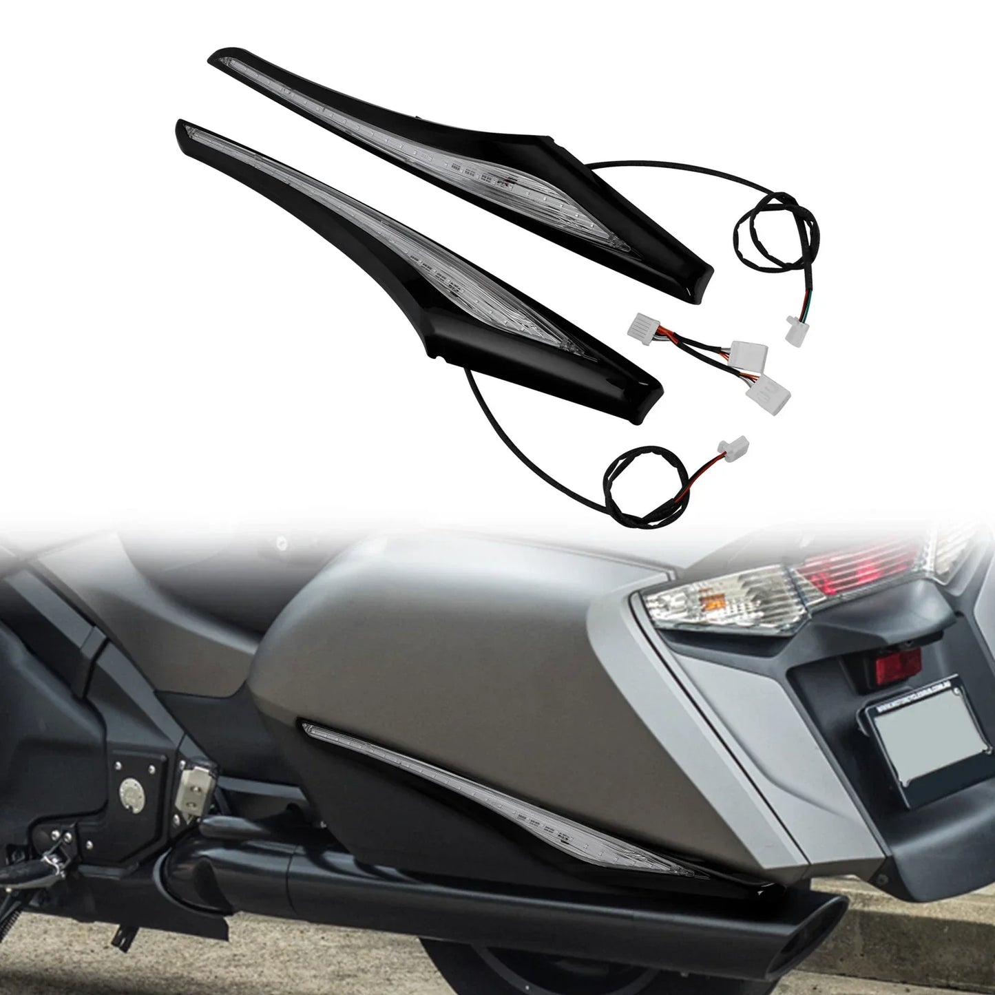 Saddlebag Accent Swoop LED Lights for Honda Goldwing GL 1800 (2012-2017)