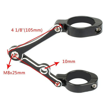 Front Headlight Turn Light Mount Holder Bracket for Motorcycle 39/41mm Fork